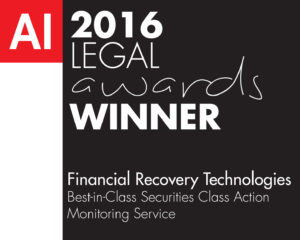 Financial Recovery Technology-Legal Awards 2016 (FD160025) winne